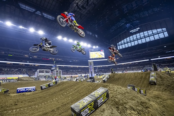 AMA 250 SX Triple Crown at its best with three winners at Indianapolis: Cameron McAdoo, Haideen Deegan and Tom Vialle